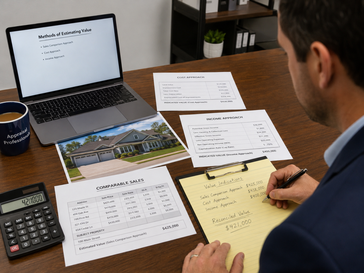 Featured image for “Methods of Estimating Value for the Real Estate Exam”